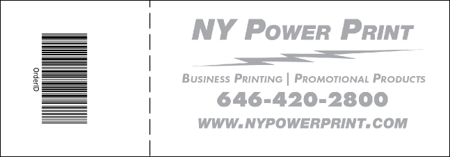 Khaki Landscape General Admission Ticket Product Back