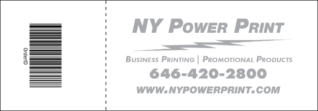 Red and Black General Admission Ticket Product Back