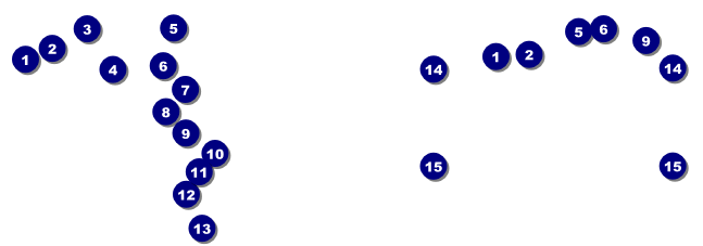 Red and Black General Admission Ticket Front Field Markers