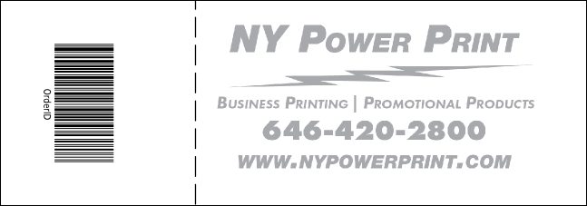 Purple and Black General Admission Ticket Product Back