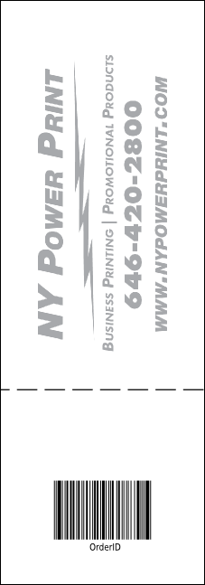 Sports Ticket 003 Product Back