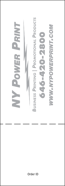 Sports Ticket 004 Product Back