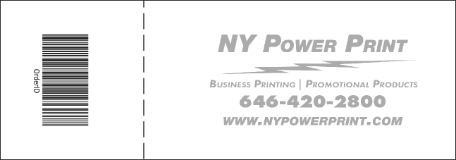 General Concert Ticket 106 Product Back