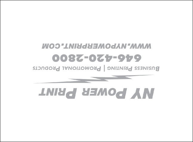 Performing Arts Invitation Product Back