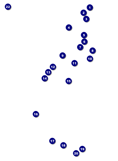Philadelphia Invitation Front Field Markers