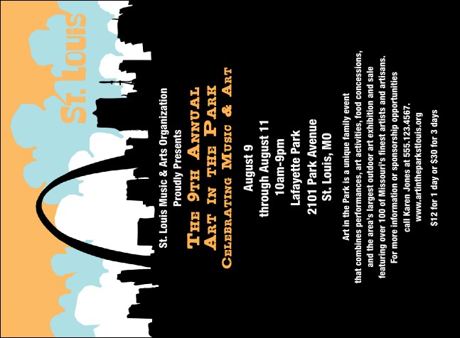 St. Louis Invitation Product Front