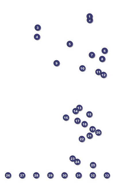 Maine Poster Front Field Markers