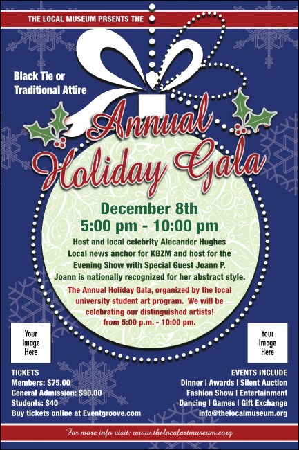 Holiday Ornament Poster Product Front