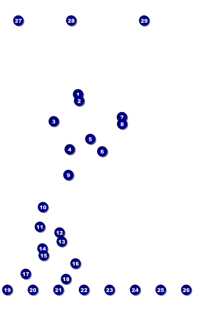 Happy Birthday Chevron Logo Poster Front Field Markers