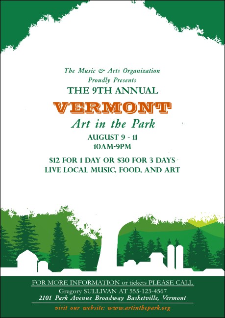 Vermont Postcard Product Front