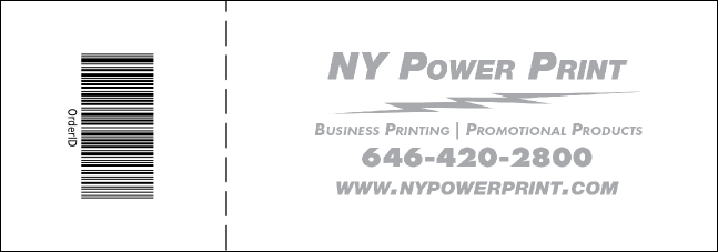 Sapling Raffle Ticket Product Back