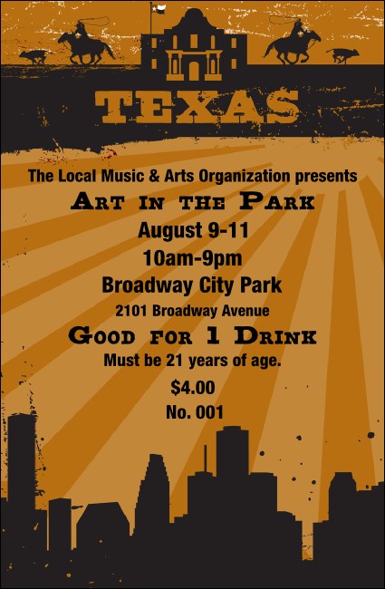 Texas Drink Ticket 002