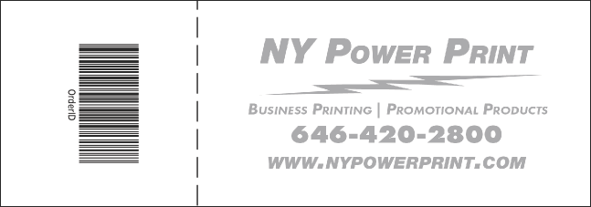 Swing Dance Raffle Ticket Product Back