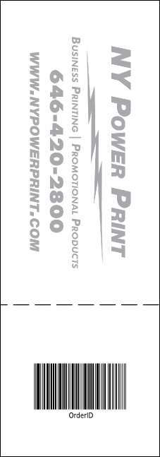 Sportsman's Expo Raffle Ticket Product Back