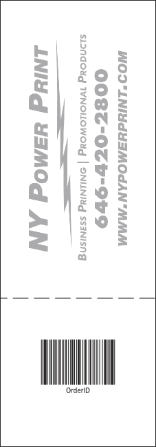 Green Gift Raffle Ticket Product Back