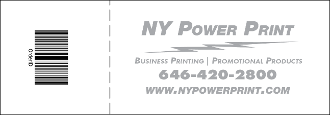 Diamond Dog Raffle Ticket Product Back