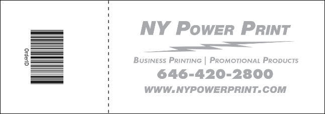 Hockey Faceoff Raffle Ticket Product Back