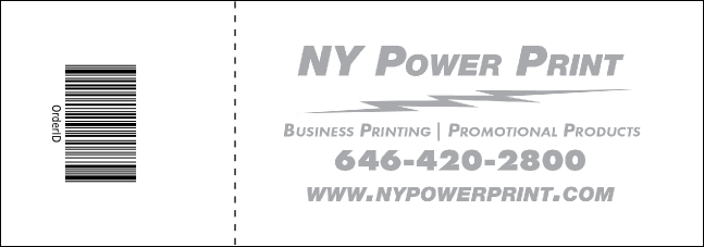 Hockey Badge Red Raffle Ticket Product Back