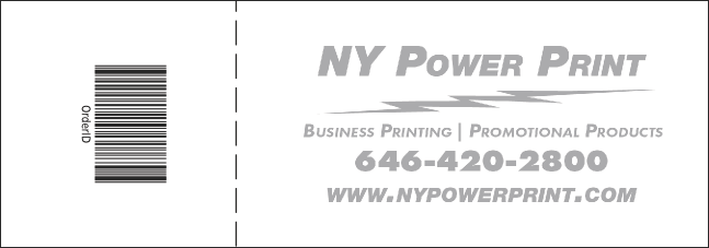 MMA Frontkick Raffle Ticket Product Back