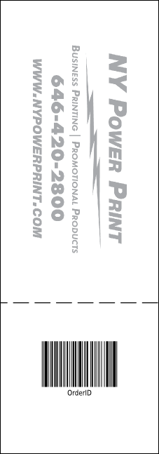 Stage Lights Raffle Ticket Product Back