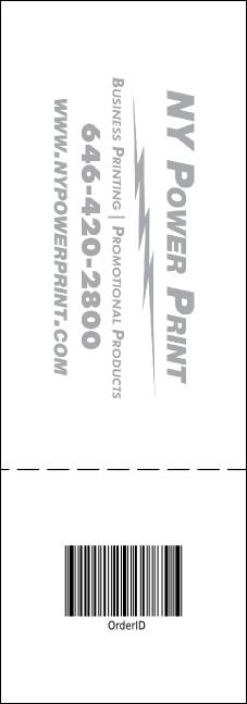 Lotus Flower Raffle Ticket Product Back