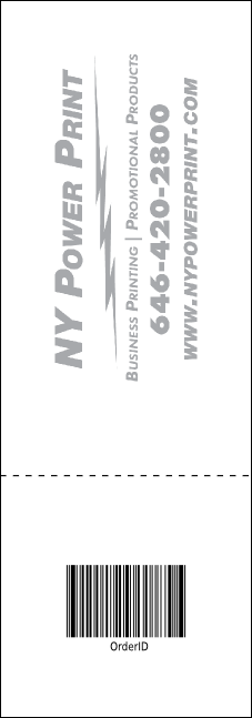 Year Parchment Paper Raffle Ticket Product Back