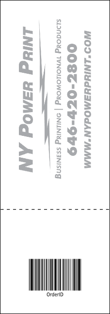 Bow Tie Raffle Ticket Product Back