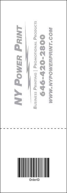 Bowling Classic Raffle Ticket Product Back