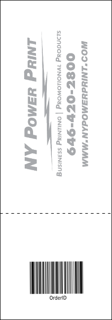 El Paso Raffle Ticket Product Back