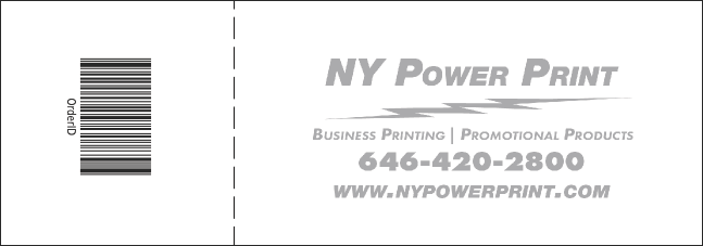 Oktoberfest Red Raffle Ticket Product Back