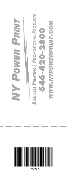 Portland Raffle Ticket (black and white) Product Back