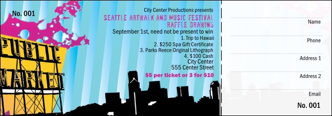 Seattle Raffle Ticket