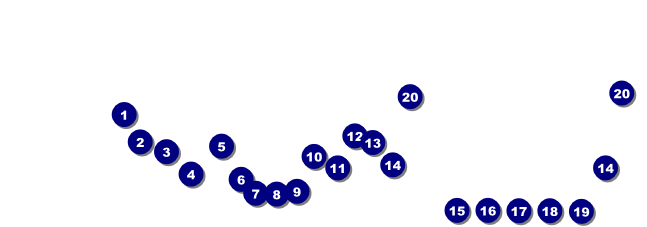 Detroit Raffle Ticket Front Field Markers