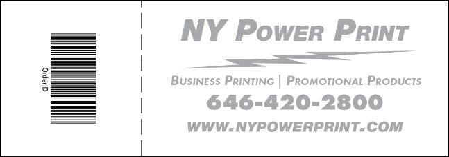 Christmas Reindeer Raffle Ticket 001 Product Back