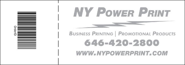 Celebration Raffle Ticket 001 Product Back