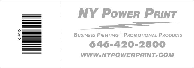 Christmas Black and White Raffle Ticket 001 Product Back