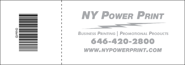 St. Patrick's Day Raffle Ticket 001 Product Back