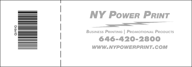 Raffle Ticket 003 Product Back