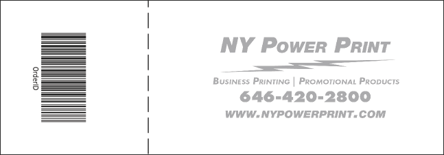 Year Raffle Ticket Red 004 Product Back