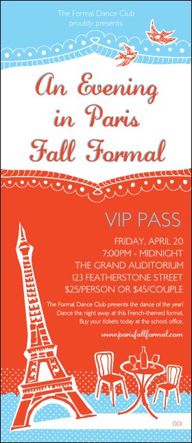 Whimsical Paris VIP Pass Product Front