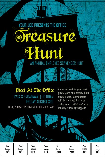 Pirate Ship Logo Poster Product Front