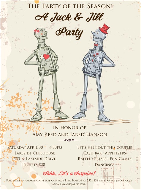 Robot Jack & Jill Flyer Product Front