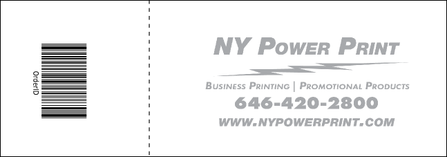 Auto Racing Event Ticket Product Back