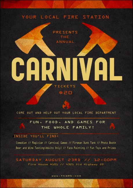 Fire Department Postcard Product Front