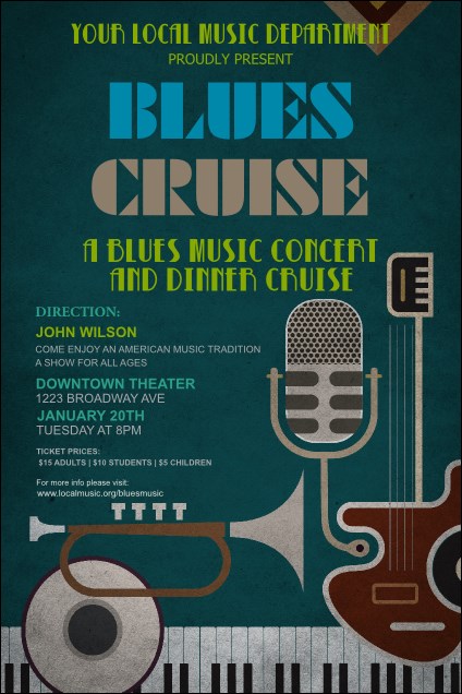 Blues Poster Product Front