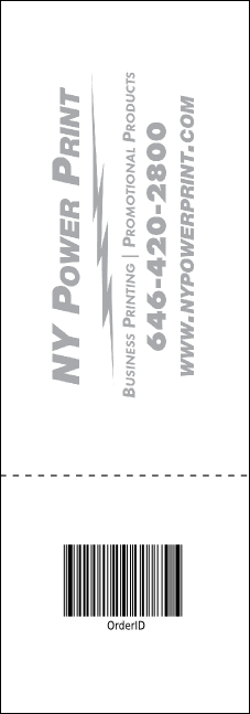 Winter Raffle Ticket Product Back