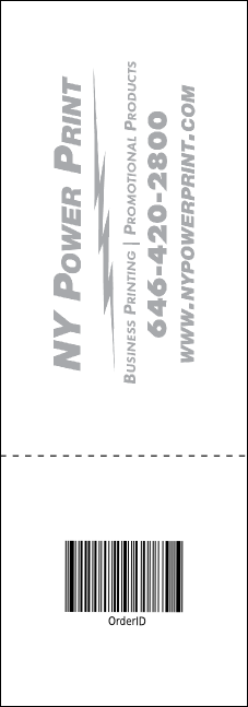 Pancake Breakfast Raffle Ticket Product Back