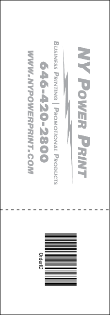 Magic Show Raffle Ticket Product Back