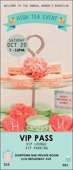 High Tea VIP Pass Product Front