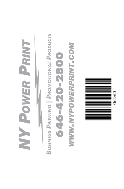 Golf Photo Drink Ticket Product Back